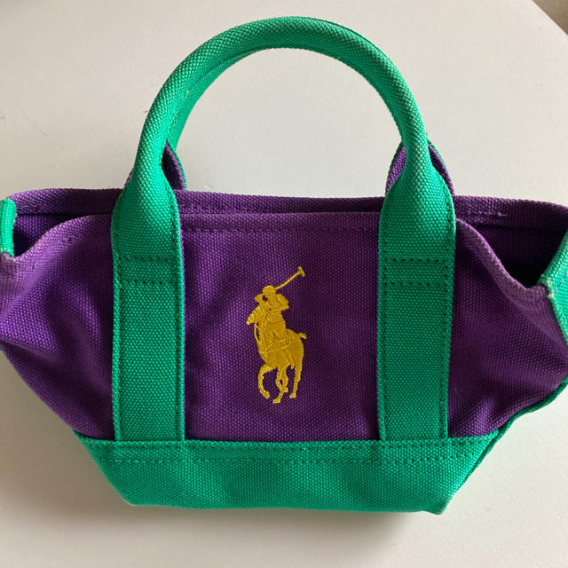 POLO RALPH LAUREN(ポロラルフローレン)の【 ラルフローレン  】ビックポロ ミニトートバック　トートバック　ミニバック レディースのバッグ(トートバッグ)の商品写真