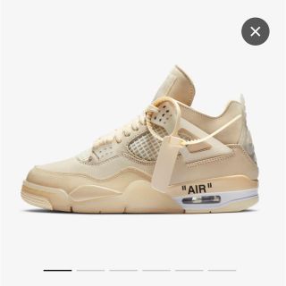 ナイキ(NIKE)のNike x Off-White Air Jordan 4 スニーカー 靴(スニーカー)