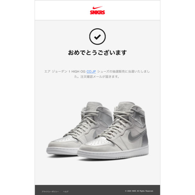 NIKE(ナイキ)のNike Air Jordan 1 High OG CO.JP TOKYO メンズの靴/シューズ(スニーカー)の商品写真