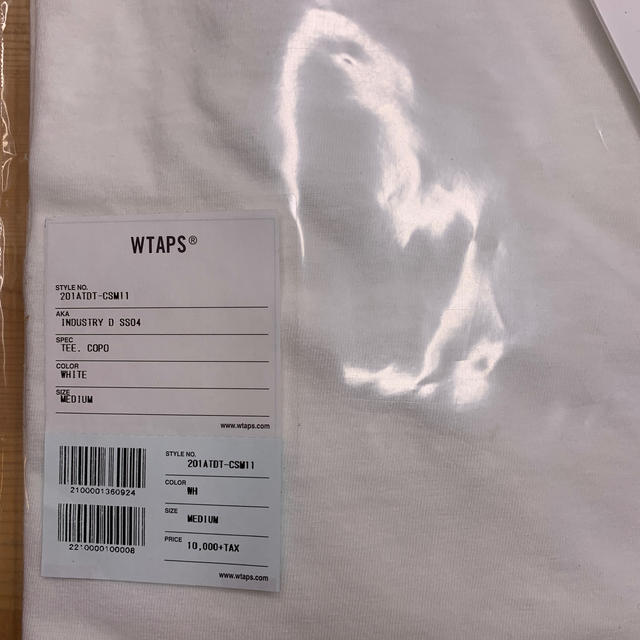 W)taps - WTAPS INDUSTRY D SS04 TEE 201ATDT-CSM11の通販 by