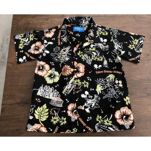 東京ディズニーリゾート ミッキー アロハシャツ 120cm - キッズ服 東京ディズニーリゾート ミッキー アロハシャツ 120cm - キッズ服