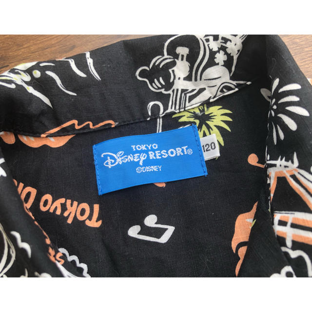 Disney(ディズニー)の東京ディズニーリゾート　ミッキー  アロハシャツ　120cm キッズ/ベビー/マタニティのキッズ服男の子用(90cm~)(ブラウス)の商品写真