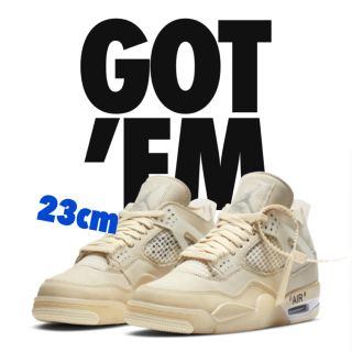 ナイキ(NIKE)のOFF-WHITE × NIKE AIR JORDAN 4  SP WMNS (スニーカー)