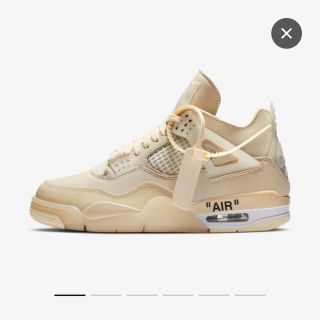 オフホワイト(OFF-WHITE)のoff-white nike Air Jordan 4 Sail 23cm(スニーカー)