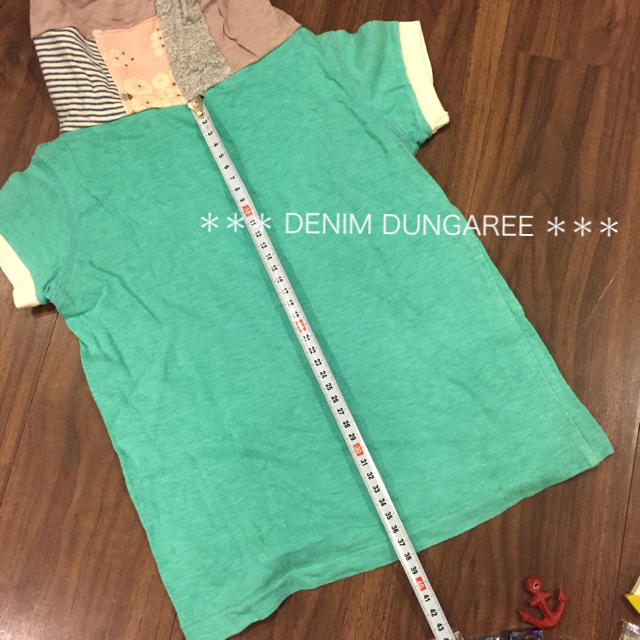 DENIM DUNGAREE(デニムダンガリー)のSALE ★ DENIM&DUNGAREE デニム&ダンガリー フード付き半袖Ｔ キッズ/ベビー/マタニティのキッズ服男の子用(90cm~)(Tシャツ/カットソー)の商品写真