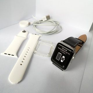 アップルウォッチ(Apple Watch)のApple Watch series2 42mm アルミニウム ［シルバー］(腕時計(デジタル))