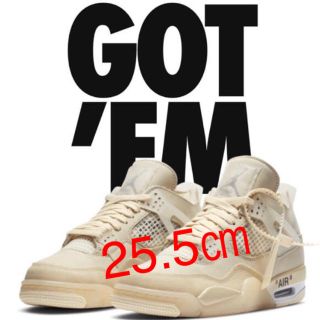 ナイキ(NIKE)のNIKE WMNS AIR JORDAN 4 × OFF-WHITE(スニーカー)