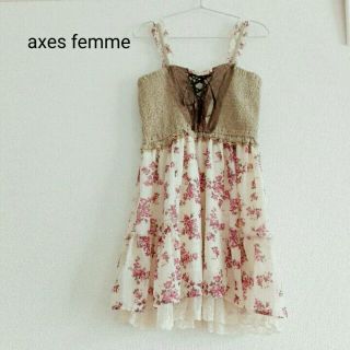 アクシーズファム(axes femme)のaxes femme ワンピース　(ひざ丈ワンピース)