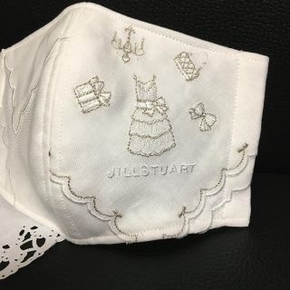 ジルスチュアート(JILLSTUART)の手作り　インナーマスク　JILLSTUART ドレス柄・白(その他)