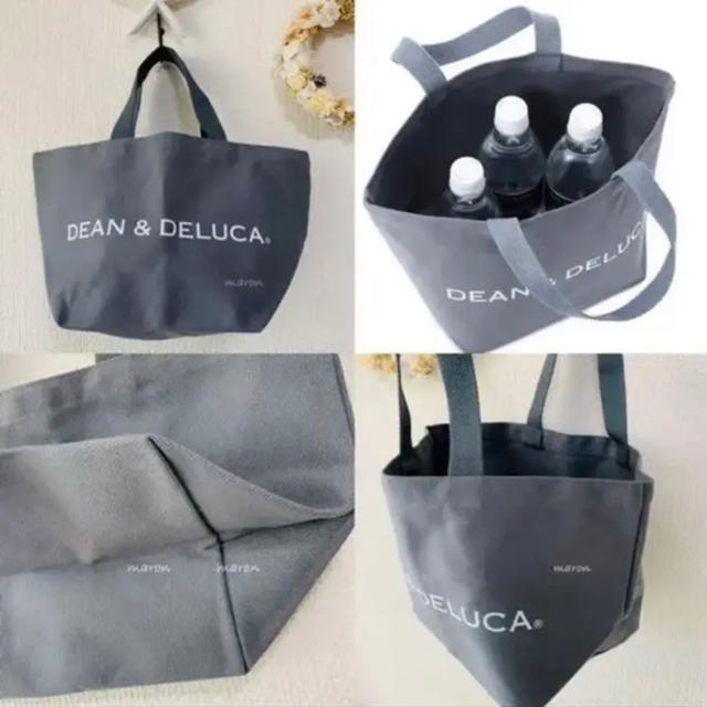 DEAN & DELUCA(ディーンアンドデルーカ)の正規品✩︎DEAN&DELUCAグレーＳサイズトートバッグエコバッグランチバッグ レディースのバッグ(エコバッグ)の商品写真