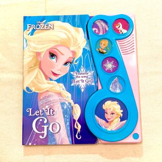 ディズニー(Disney)の【新品】ディズニープリンセス お歌付英語絵本 アナと雪の女王 エルサ アナ雪(絵本/児童書)