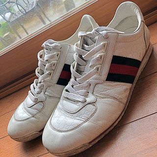 グッチ(Gucci)の27センチ　GUCCI スニーカー　グッチ　レザー(スニーカー)