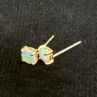 ピアス　k14 オパール(ピアス)