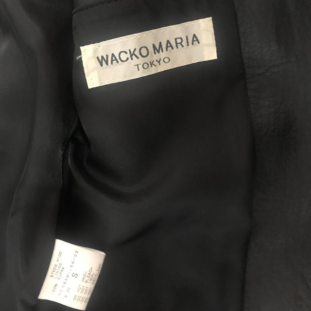 WACKO MARIA(ワコマリア)のワコマリア wackomaria シングル ライダース レザージャケット メンズのジャケット/アウター(レザージャケット)の商品写真