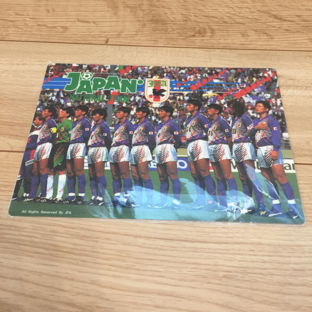 ドーハ世代 日本代表 サッカー下敷き スポーツ/アウトドアのサッカー/フットサル(応援グッズ)の商品写真