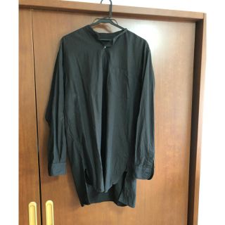 コモリ(COMOLI)の19ss comoli バンドカラー　ブラック(シャツ)