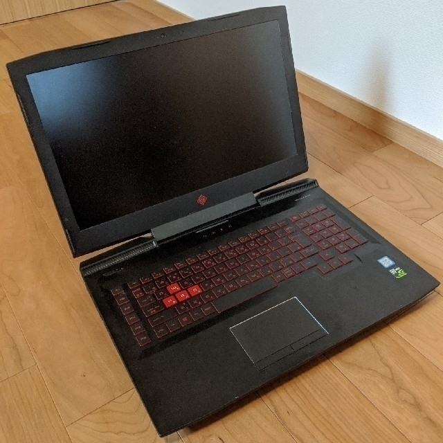 HP Omen 17 an012txゲーミングノートPC リカバリーメディア付き