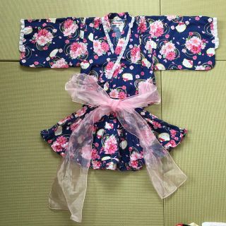 ハローキティ(ハローキティ)の［キッズ洋服］女の子　浴衣　サイズ100 キティちゃん(甚平/浴衣)