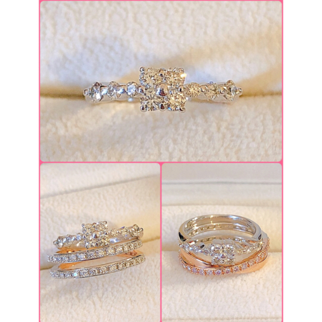チロ様ご専用です。pt900ダイヤリング 💖ダイヤ0.51ct💖 レディースのアクセサリー(リング(指輪))の商品写真