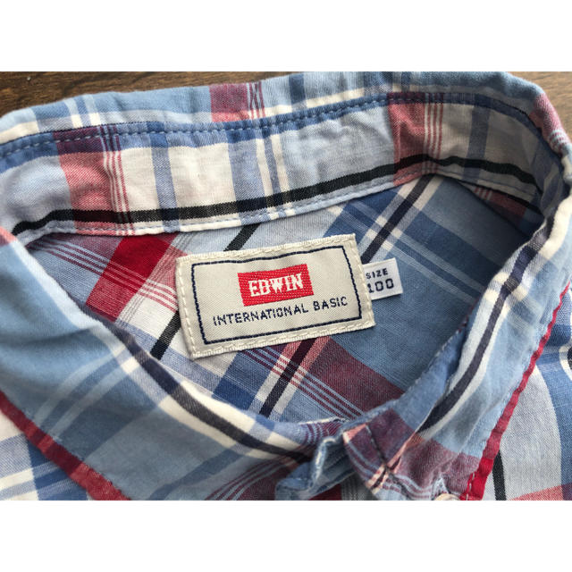 EDWIN(エドウィン)のEDWIN シャツ　パンツ　セット　100cm キッズ/ベビー/マタニティのキッズ服男の子用(90cm~)(Tシャツ/カットソー)の商品写真