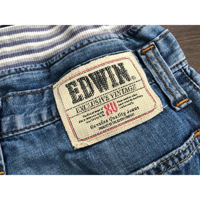 EDWIN(エドウィン)のEDWIN シャツ　パンツ　セット　100cm キッズ/ベビー/マタニティのキッズ服男の子用(90cm~)(Tシャツ/カットソー)の商品写真