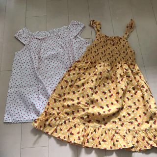 ユニクロ(UNIQLO)のトップスとワンピースの2枚セット(ワンピース)