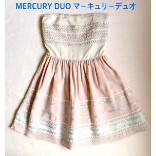 マーキュリーデュオ(MERCURYDUO)の《美品！》カワイイ！MERCURY DUO マーキュリーデュオ ベアワンピース(ミニワンピース)