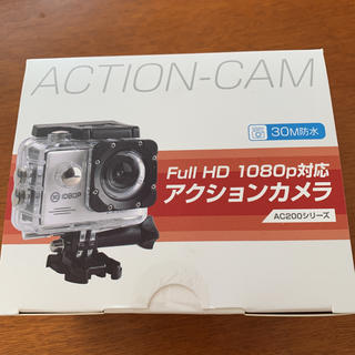 【新品.未使用】アクションカメラ　30m防水❗️SAC AC200WH