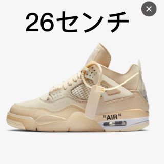 ナイキ(NIKE)の新品未使用 NIKE AIR JORDAN4 Off-White レトロ SP(スニーカー)