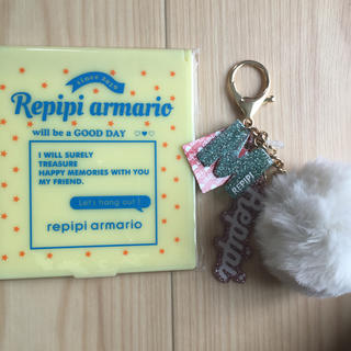 レピピアルマリオ(repipi armario)のrepipi armario ミラー＆イニシャルチャーム(ミラー)