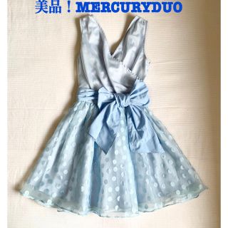 マーキュリーデュオ(MERCURYDUO)の《美品》MERCURYDUO マーキュリーデュオ 高見え シフォンワンピース(ひざ丈ワンピース)