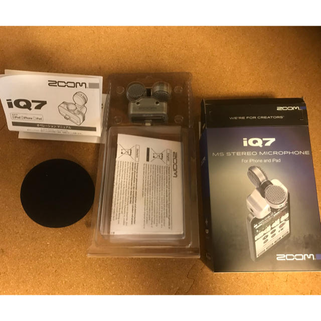 Zoom(ズーム)のiPhone用マイク　zoom iq7 楽器のレコーディング/PA機器(マイク)の商品写真