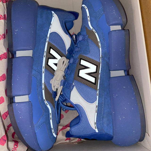 New Balance(ニューバランス)の【即日発送】ジェイデン・スミス × ニューバランス ビジョン レーサー ブルー メンズの靴/シューズ(スニーカー)の商品写真