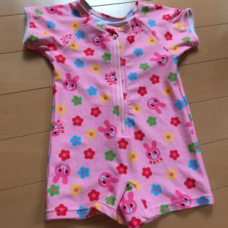 ミキハウス(mikihouse)のキー様専用　　水着 ロンパース　80 ミキハウス　ピンク(水着)