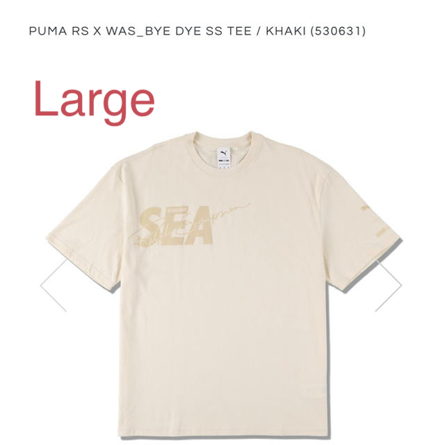 PUMA X WIND AND SEA BYE DYE SS TEEメンズ