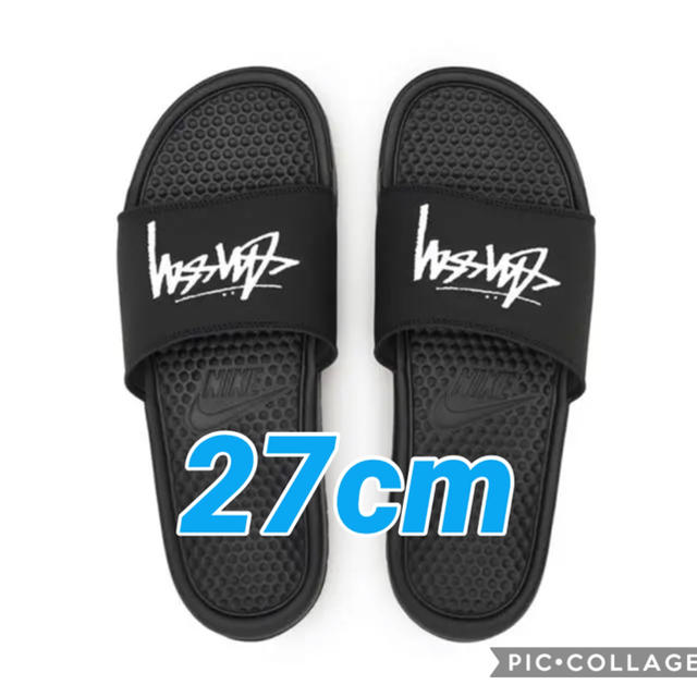 靴/シューズstussy NIKE SLIDE SANDALS 27cm