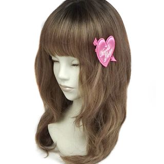 アンジェリックプリティー(Angelic Pretty)のDolly Heartクリップ　濃ピンク(バレッタ/ヘアクリップ)