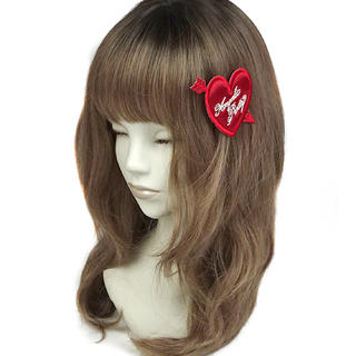 アンジェリックプリティー(Angelic Pretty)のDolly Heartクリップ　アカ(バレッタ/ヘアクリップ)