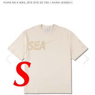 プーマ(PUMA)のPUMA RS X WAS_BYE DYE SS TEE KHAKI  Sサイズ(Tシャツ/カットソー(半袖/袖なし))