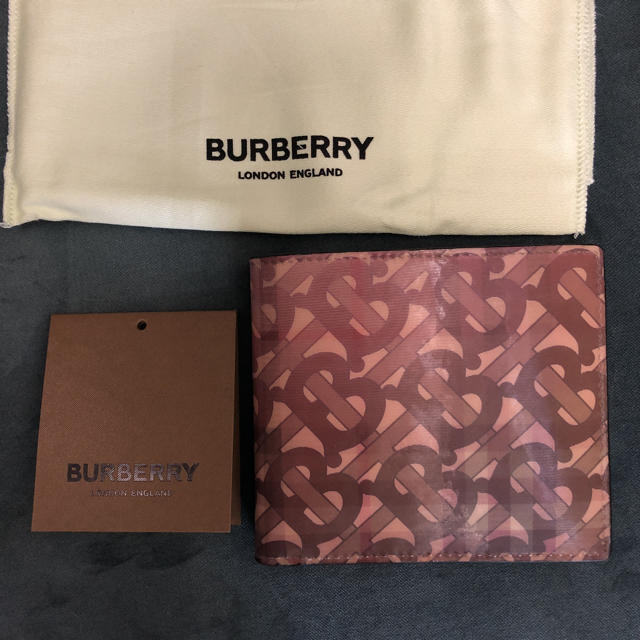 BURBERRY(バーバリー)の新品バーバリー BURBERRY 2つ折り財布 小銭入れ付き メンズのファッション小物(折り財布)の商品写真