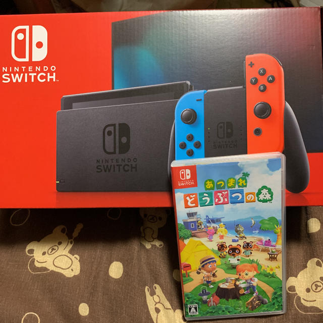 Nintendo Switch 旧型 本体 ゲームソフト6本+残高6600円