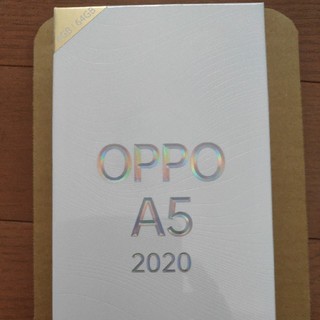 ラクテン(Rakuten)のOPPO A5 2020 ブルー 新品未開封(スマートフォン本体)