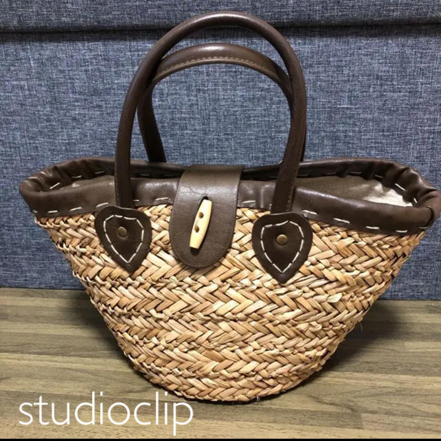 STUDIO CLIP(スタディオクリップ)のスタディオクリップ  studioclip かごバッグ　新品　夏　かご レディースのバッグ(かごバッグ/ストローバッグ)の商品写真