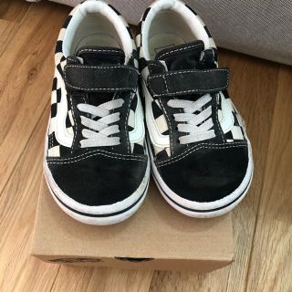 ヴァンズ(VANS)のvans オールドスクール 18cm チェッカーフラッグ(スニーカー)