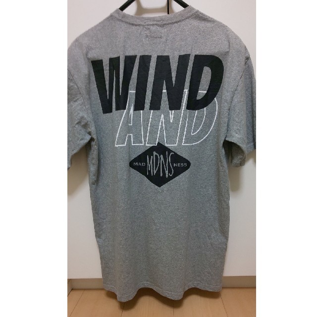 SEA(シー)のwind and sea madness Tシャツ グレー 美品 メンズのトップス(Tシャツ/カットソー(半袖/袖なし))の商品写真