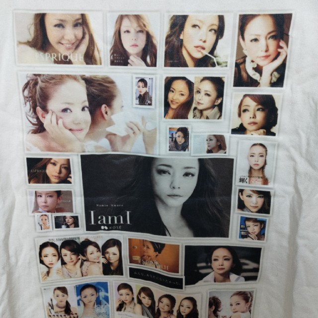 安室奈美恵　プリントTシャツ