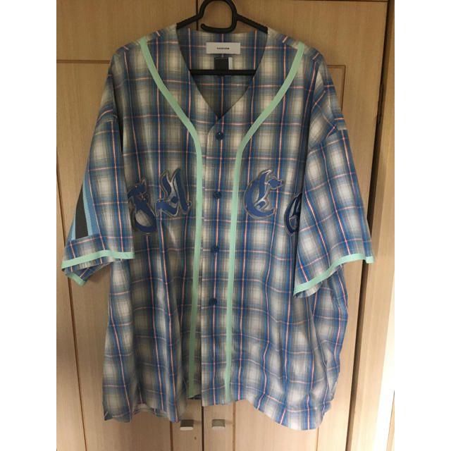 FACETASM - 18ss FACETASM   ファセッタズムベースボールシャツ　半袖