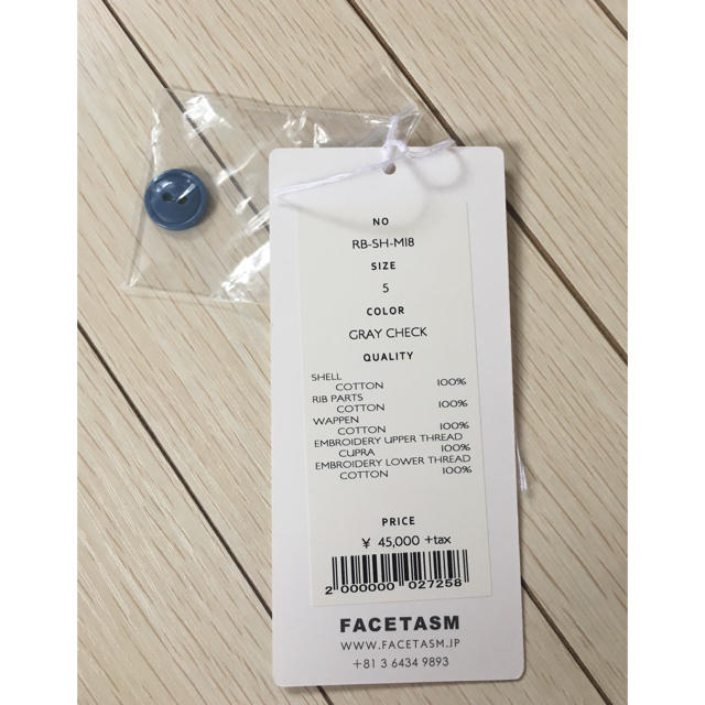 FACETASM(ファセッタズム)の18ss FACETASM   ファセッタズムベースボールシャツ　半袖 メンズのトップス(シャツ)の商品写真