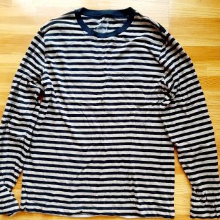 ムジルシリョウヒン(MUJI (無印良品))の無印　ロング Tシャツ 長袖　M(Tシャツ/カットソー(七分/長袖))