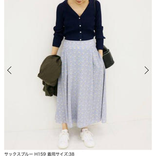 イエナ(IENA)のお値下げ☆IENA モチーフプリントスカート　38サイズ(ひざ丈スカート)